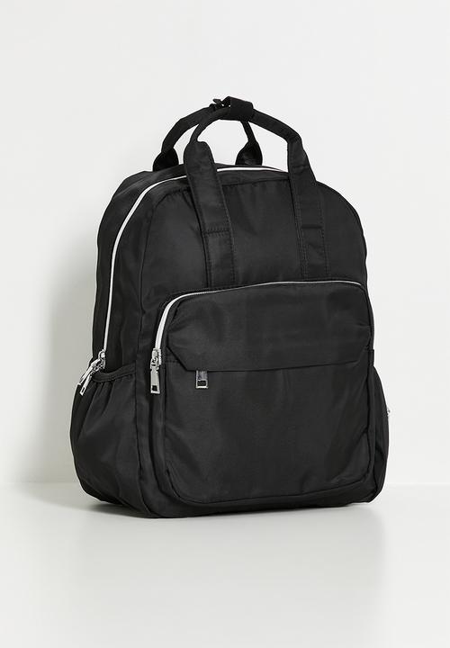 Pop Candy - Mommy and baby backpack - black