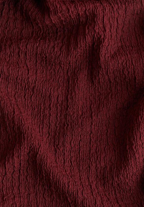 H&M - One-shoulder top - burgundy