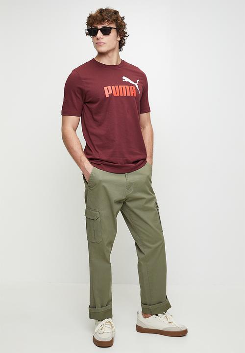 PUMA - Ess 2 colour No. 1 Logo Tee - Ruby Shimmer