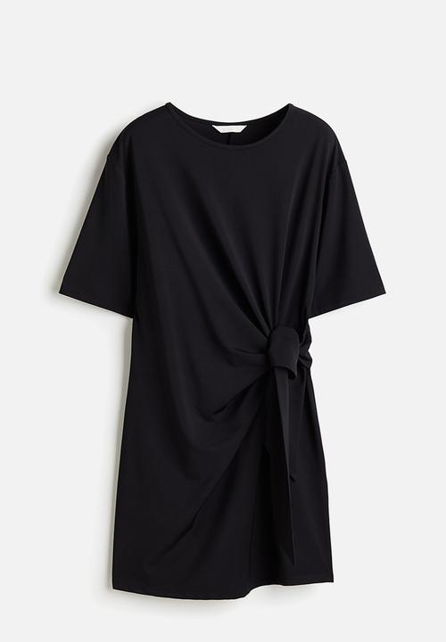 H&M - Knot-detail dress - black