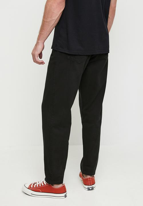 Brave Soul - Denim Loose Fit Jean - Black Regular Length