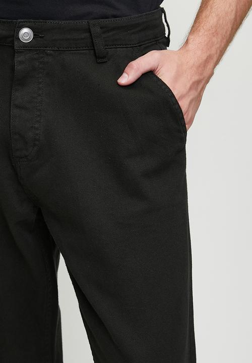 Brave Soul - Denim Loose Fit Jean - Black Regular Length