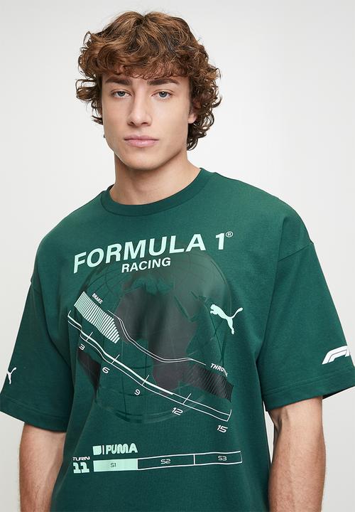 PUMA - F1 Graphic Tee Relaxed - Green Terrain