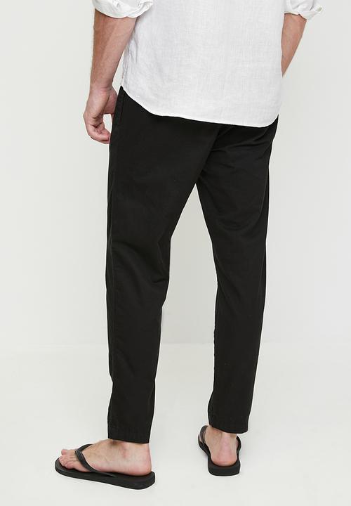 Brave Soul - Cotton Twill Pant - Black