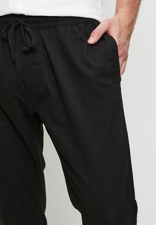 Brave Soul - Cotton Twill Pant - Black