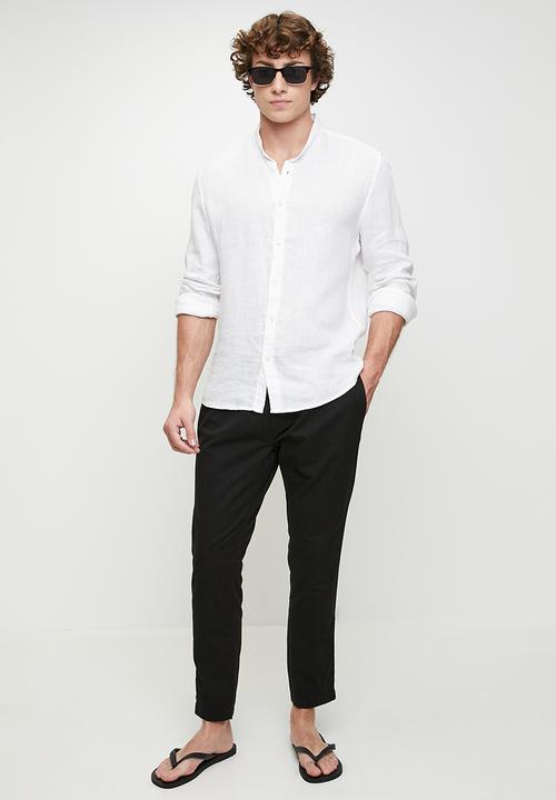 Brave Soul - Cotton Twill Pant - Black