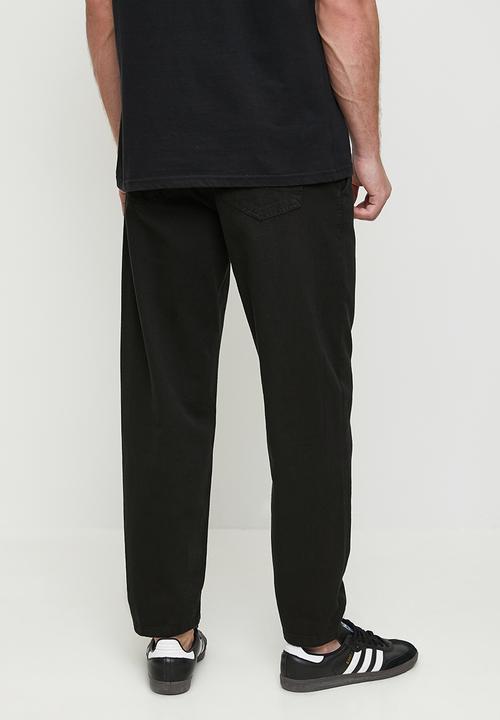 Brave Soul - Denim Loose Fit Jean- Black Long Length