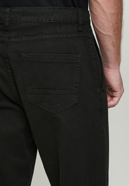 Brave Soul - Denim Loose Fit Jean- Black Long Length