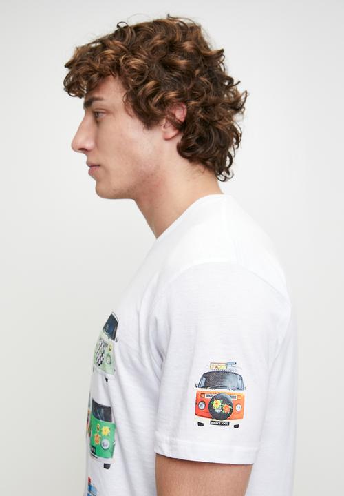 Brave Soul - Crew Neck Tshirt - Optic White