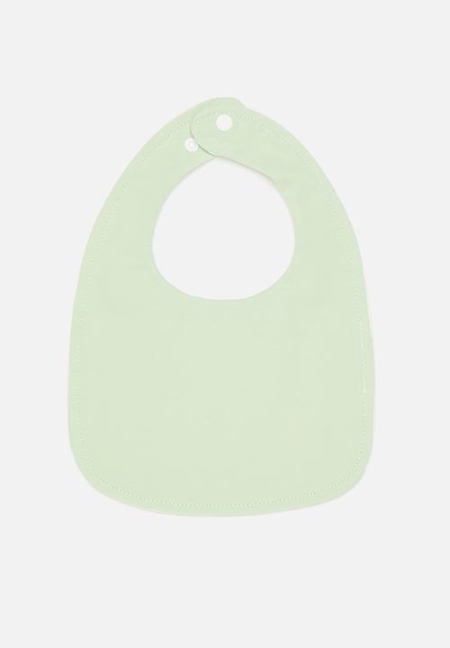 Pop Candy - 2 Pack bib set - sage green & aop