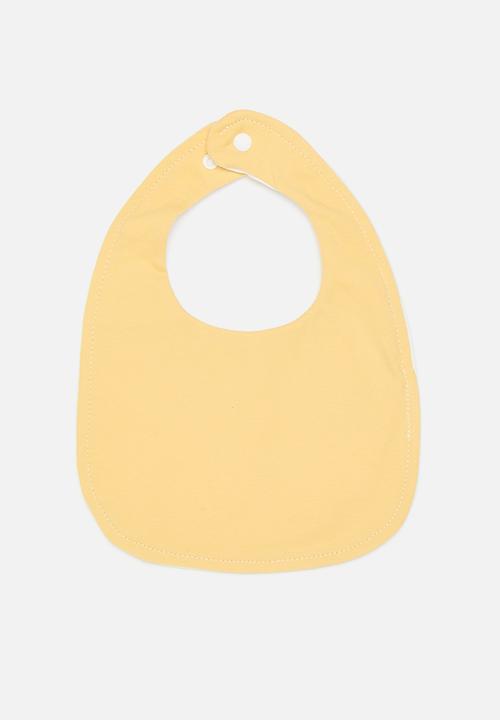 Pop Candy - 2 Pack bib set - yellow & aop