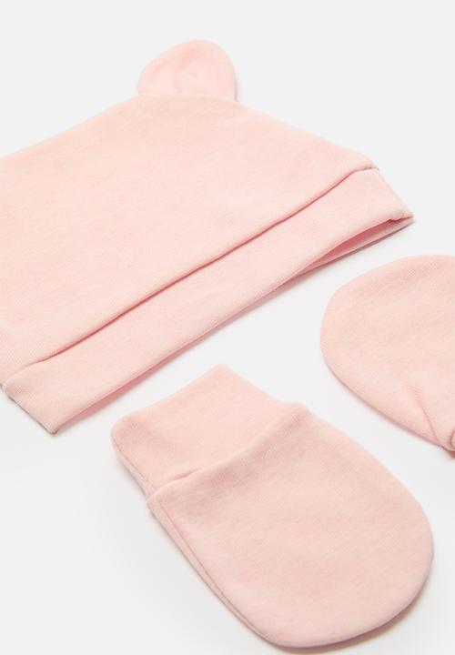 Pop Candy - Beanie and mitten set - pink