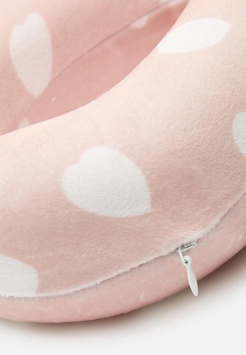 Pop Candy - Polka dot travel pillow - pink