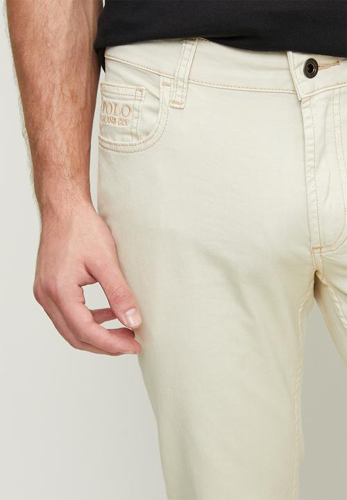 POLO - Julien pjc overdyed pant - stone	