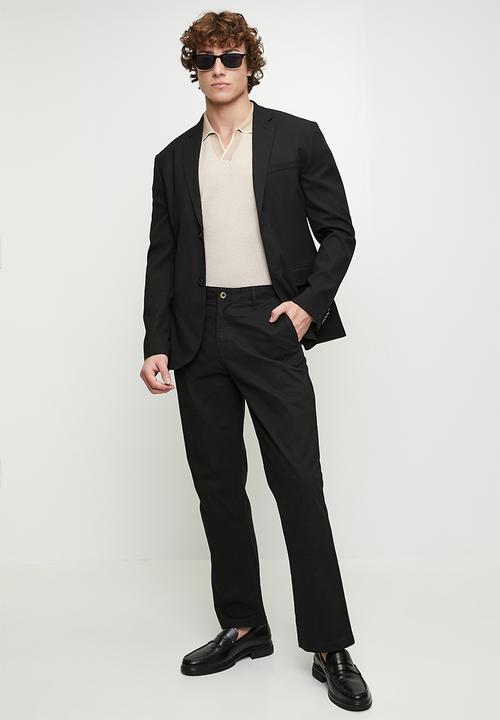 POLO - Simon straight leg - black