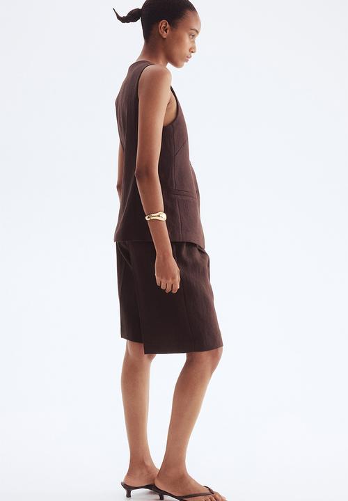 H&M - Bermuda shorts - dark brown