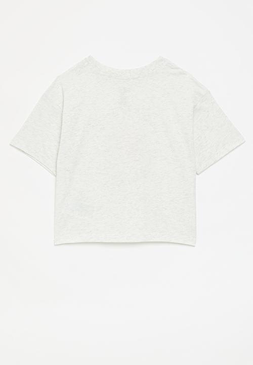 Converse - Cnvg S/S Dissected Ctp T-Shirt - Birch Heather/Slacker Blue