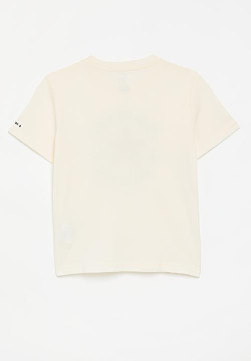 Converse - Cnvb Dissected Chuck Patch Short Sleeve Tee - Egret/Sunny Angle