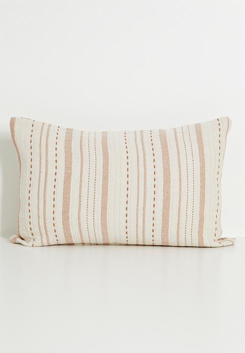 Sixth Floor - Serene Cotton Muslin Cushion Cover - Rust