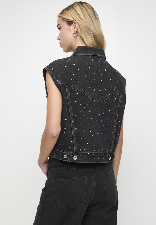 Levi’s® - Shrunken '90s Trucker Vest - Black