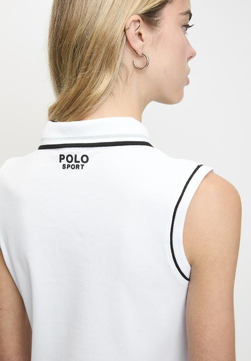 POLO - Wmn Morgan Sl Sport Dress - White