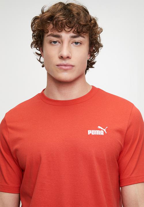 PUMA - ESS Small No. 1 Logo Tee - For All Time Red