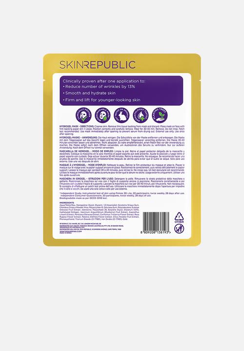 Skin Republic - Gold Hydrogel Face Mask