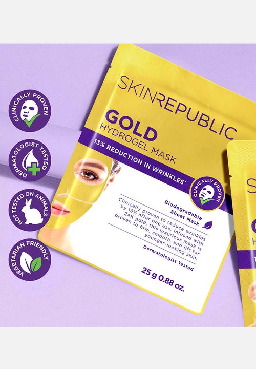 Skin Republic - Gold Hydrogel Face Mask