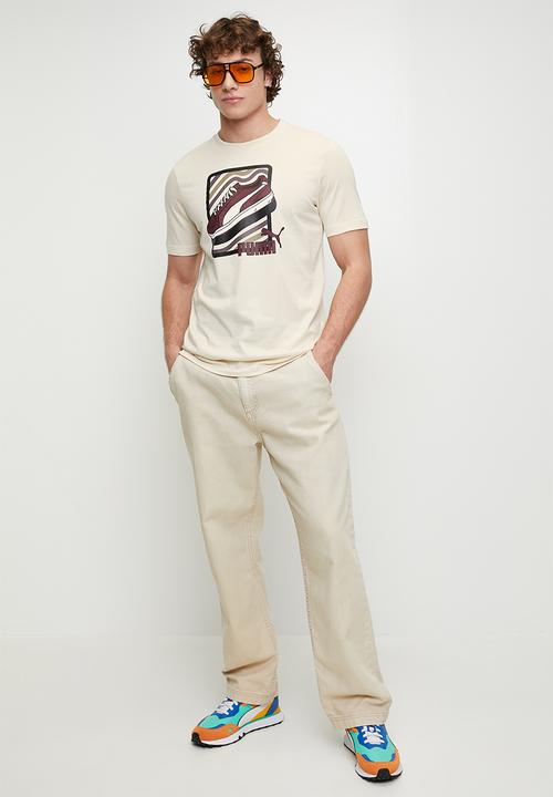 PUMA - GRAPHIC Sneaker Tee - Alpine Snow