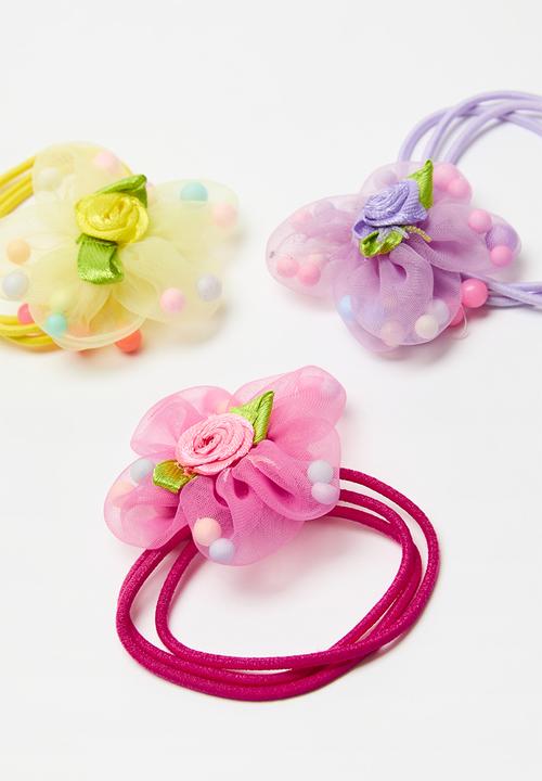 Pop Candy - Floral hair tie - multi