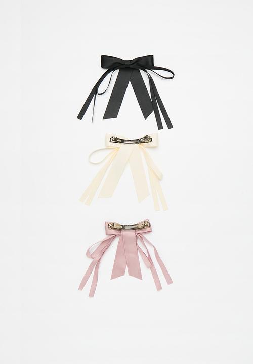 Pop Candy - Layered bow hair tie - multi