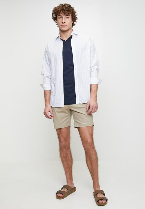 Pringle of Scotland - Matthew thigh chino short - camel