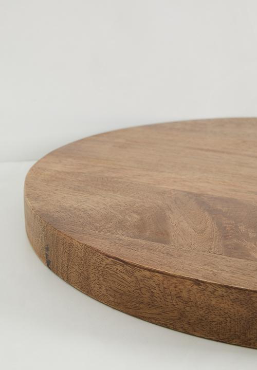 Sixth Floor - Round wooden butcher's block - Natural