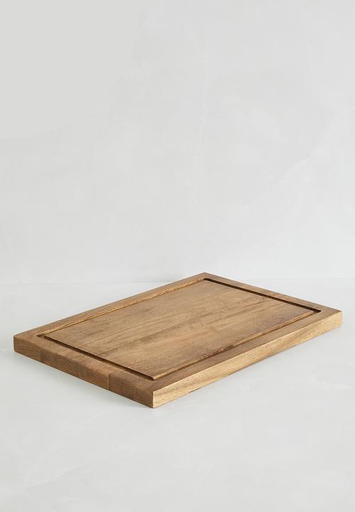 Sixth Floor - Rectangle wooden butcher's block - Natural
