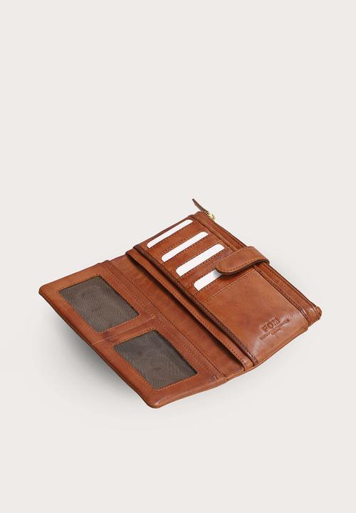Freedom of Movement - Ladies Clip Wallet - Pecan