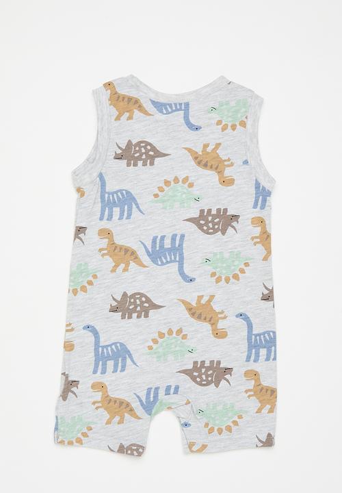 Pop Candy - Sleeveless romper - grey
