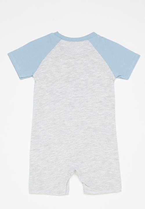 Pop Candy - Short sleeve romper - grey