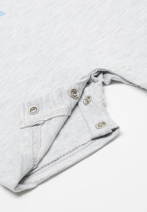 Pop Candy - Short sleeve romper - grey
