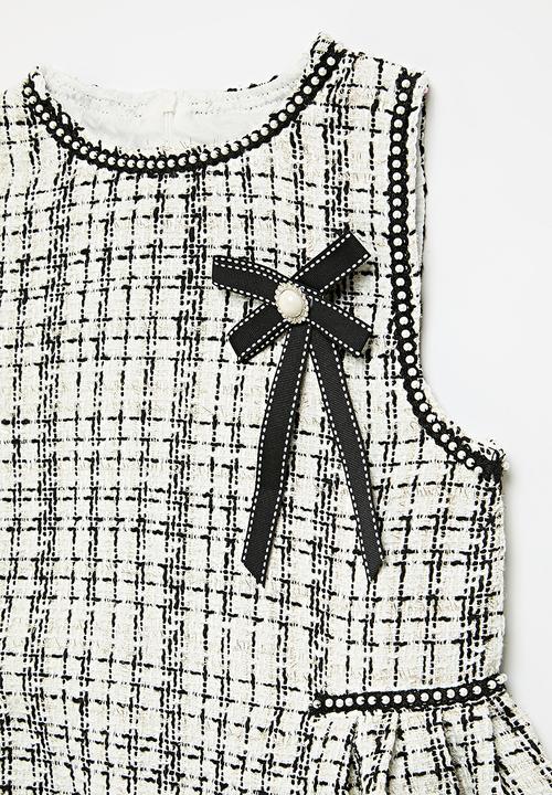 Pop Candy - Sleeveless tweed dress - multi