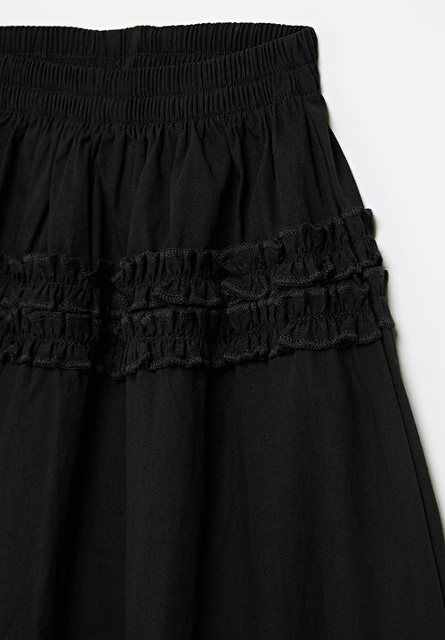 Pop Candy - Elasticated waist skirt - black