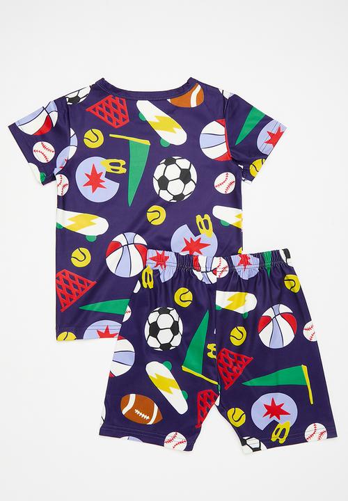 Pop Candy - Printed pj set - navy blue