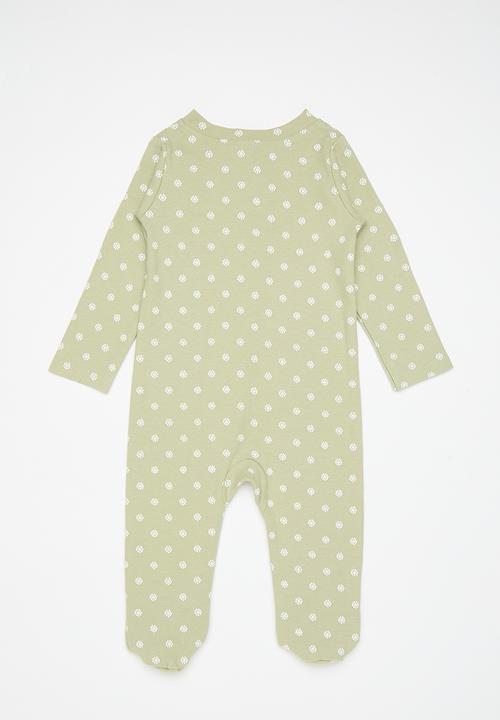 Pop Candy - All-over print onesie - soft green