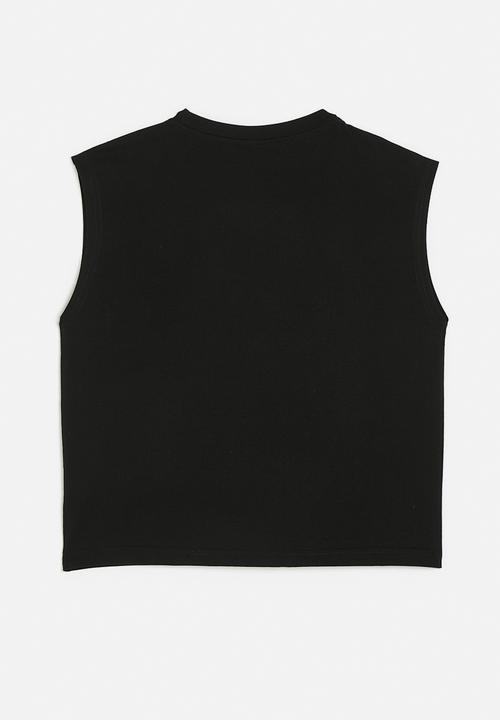 Pop Candy - Sleeveless tee - black/another day in paradise