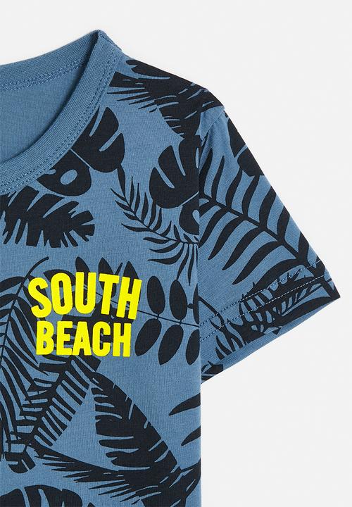 Pop Candy - Crew neck tee - glaucous blue/south beach
