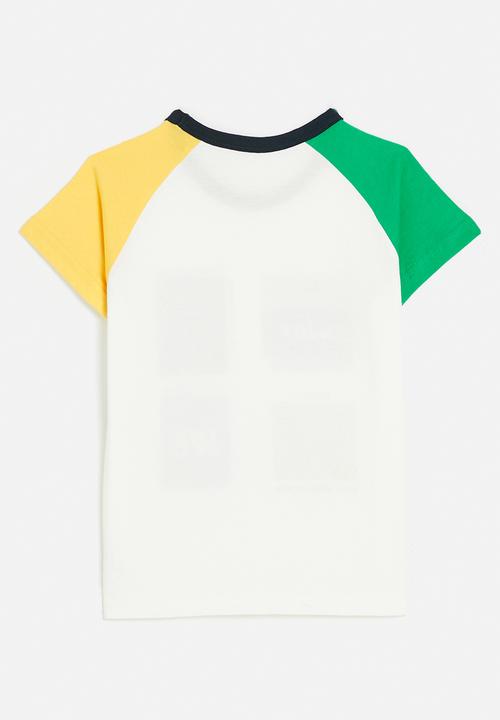 Pop Candy - Colour block reglan tee - multi