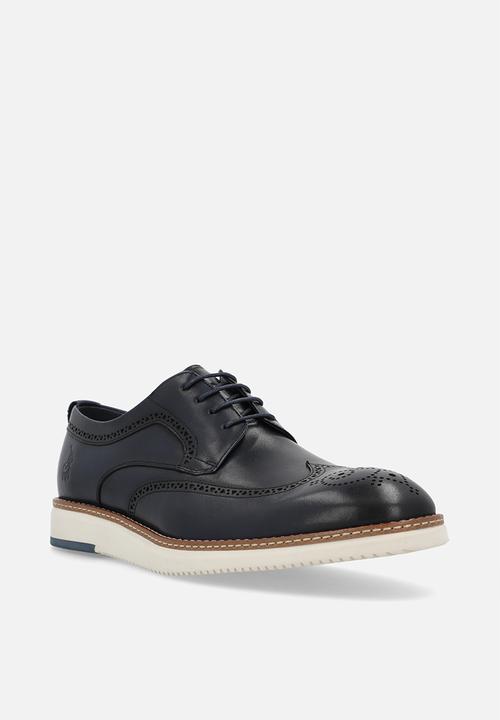 POLO - CASUAL BROGUE LACE UP - NAVY