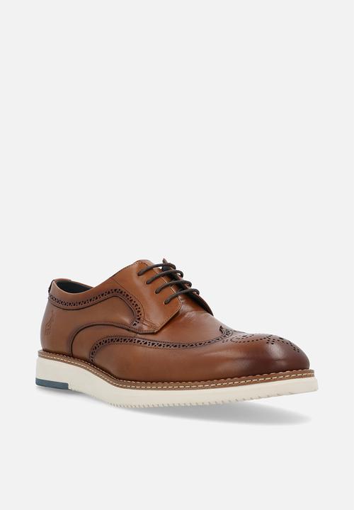 POLO - CASUAL BROGUE LACE UP - TAN
