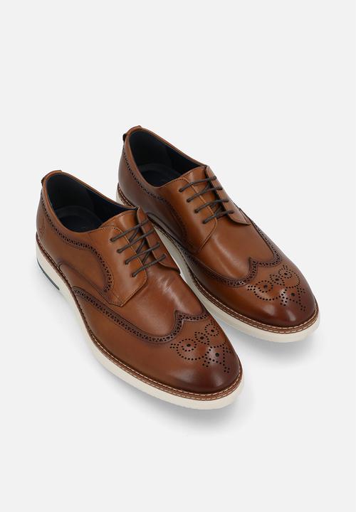 POLO - CASUAL BROGUE LACE UP - TAN