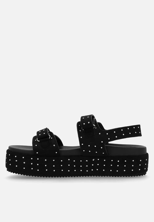 SISSY BOY - Studdy platform - black