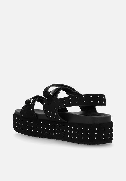SISSY BOY - Studdy platform - black